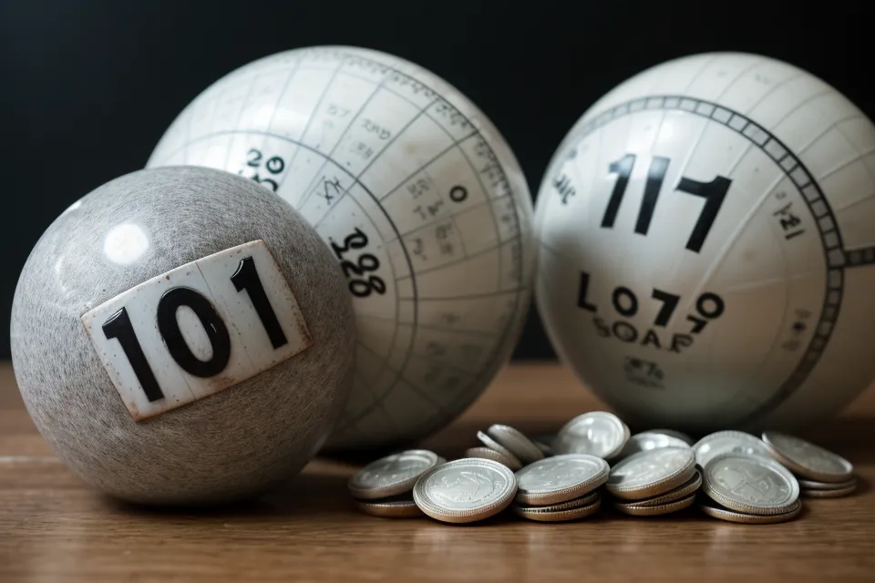 A EuroMillions ball beside a coin showing independent events in lottery probability analysis