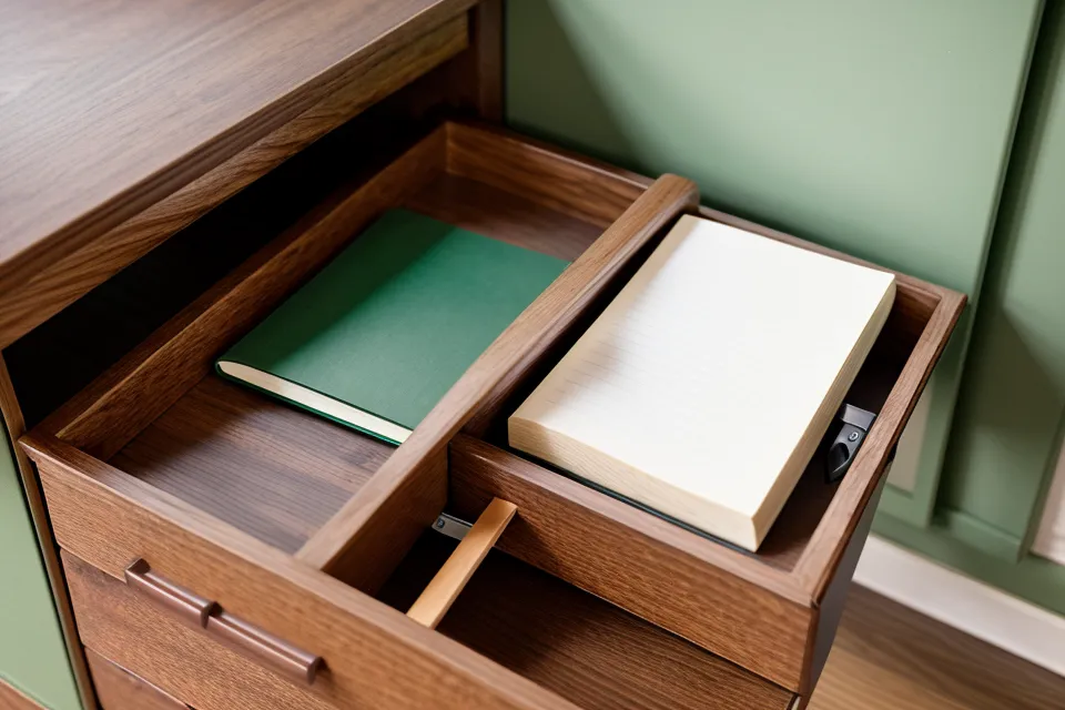 Six-month lottery analysis notebook stored in a teacher's desk drawer after the AI tool experiment