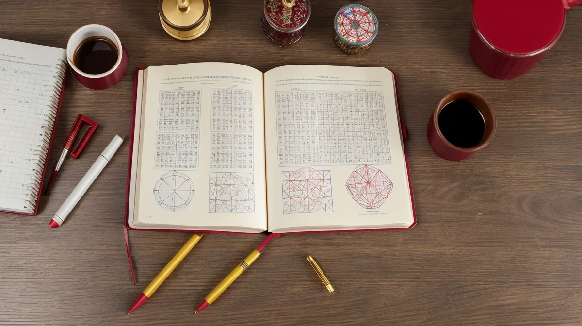 Math teacher's handwritten EuroMillions lottery analysis notebook beside a laptop running AI probability tools